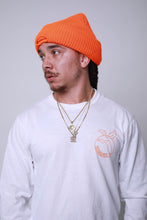 Load image into Gallery viewer, Homegrown Long Sleeve T-Shirt (White/Orange)
